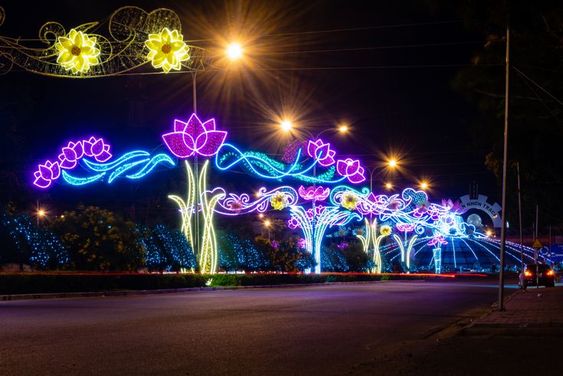 MẪU ĐÈN LED TRANG TRÍ ĐÔ THỊ